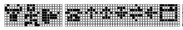 TPF Display Symbol font preview